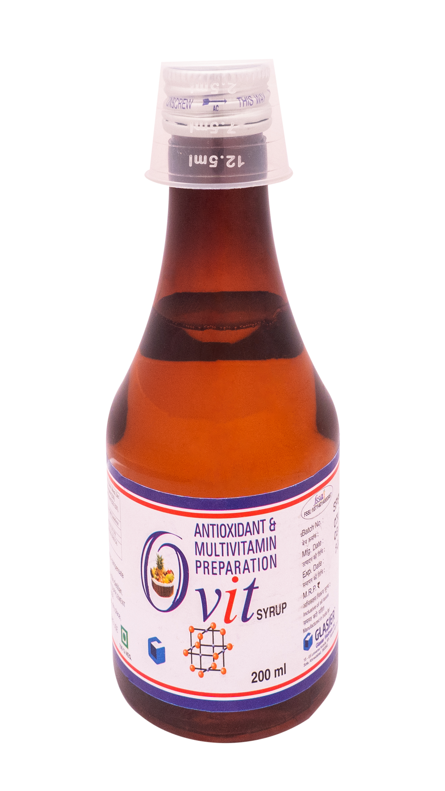 Multi Vitamin Syrup Dosage Form: Liquid
