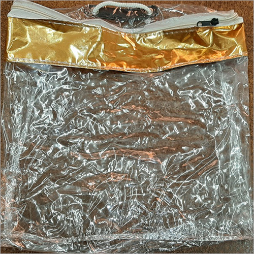 PVC Zipper Blanket Bag - PVC Material, All Sizes Available | Moisture Proof, Easy to Carry, Zipper Closure, Handle Included