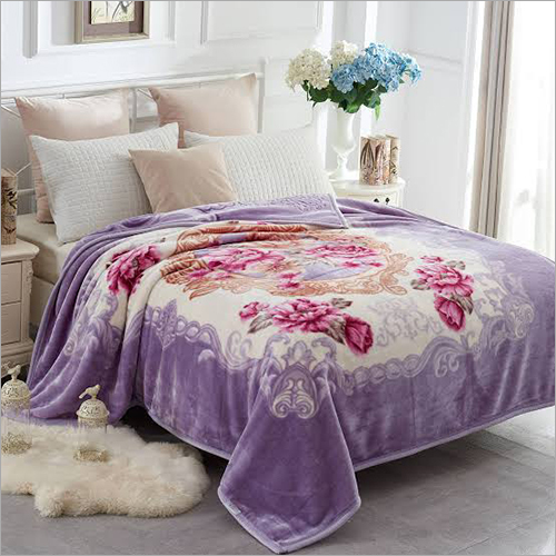 Soft Mink Blanket - Washable, All Sizes Available | Multicolor Printed Design for Home & Hotel Use, Fade Resistant