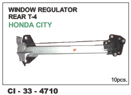 Window Regulator Rear T-4 Honda City L/R Vehicle Type: 4 Wheeler