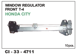 Window Regulator Front T-4  L/R Honda City Vehicle Type: 4 Wheeler