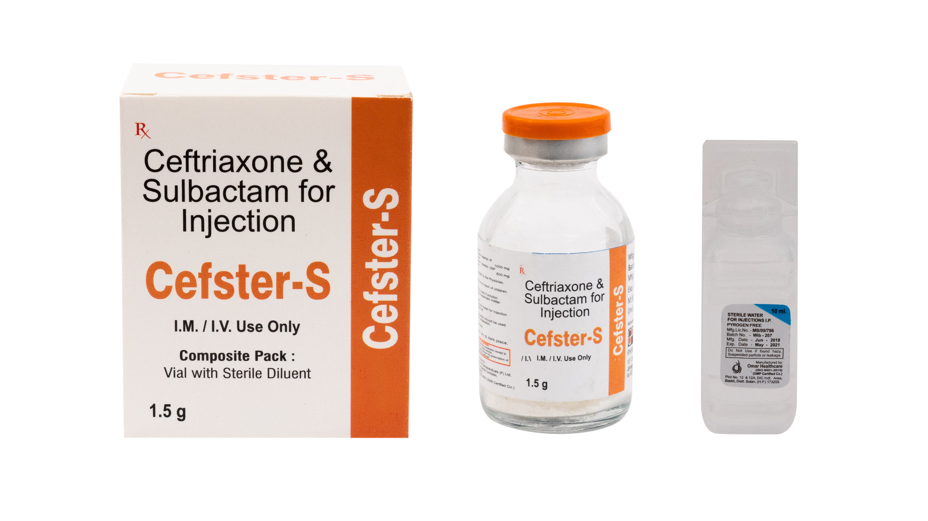 Ceftriaxone, Sulbactum Inj Store In Cool