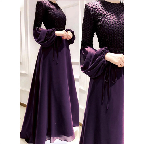 Available In Different Color Georgette Gown