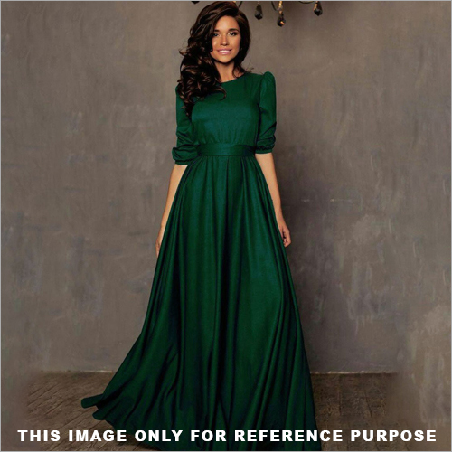 Taffeta Silk Gown - Soft Cushion Fabric, Available in Multiple Sizes and Colors | Washable, Elegant Design for All Seasons