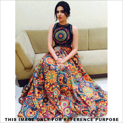 Dry Cleaning Ladies Printed Floor Length Kurti