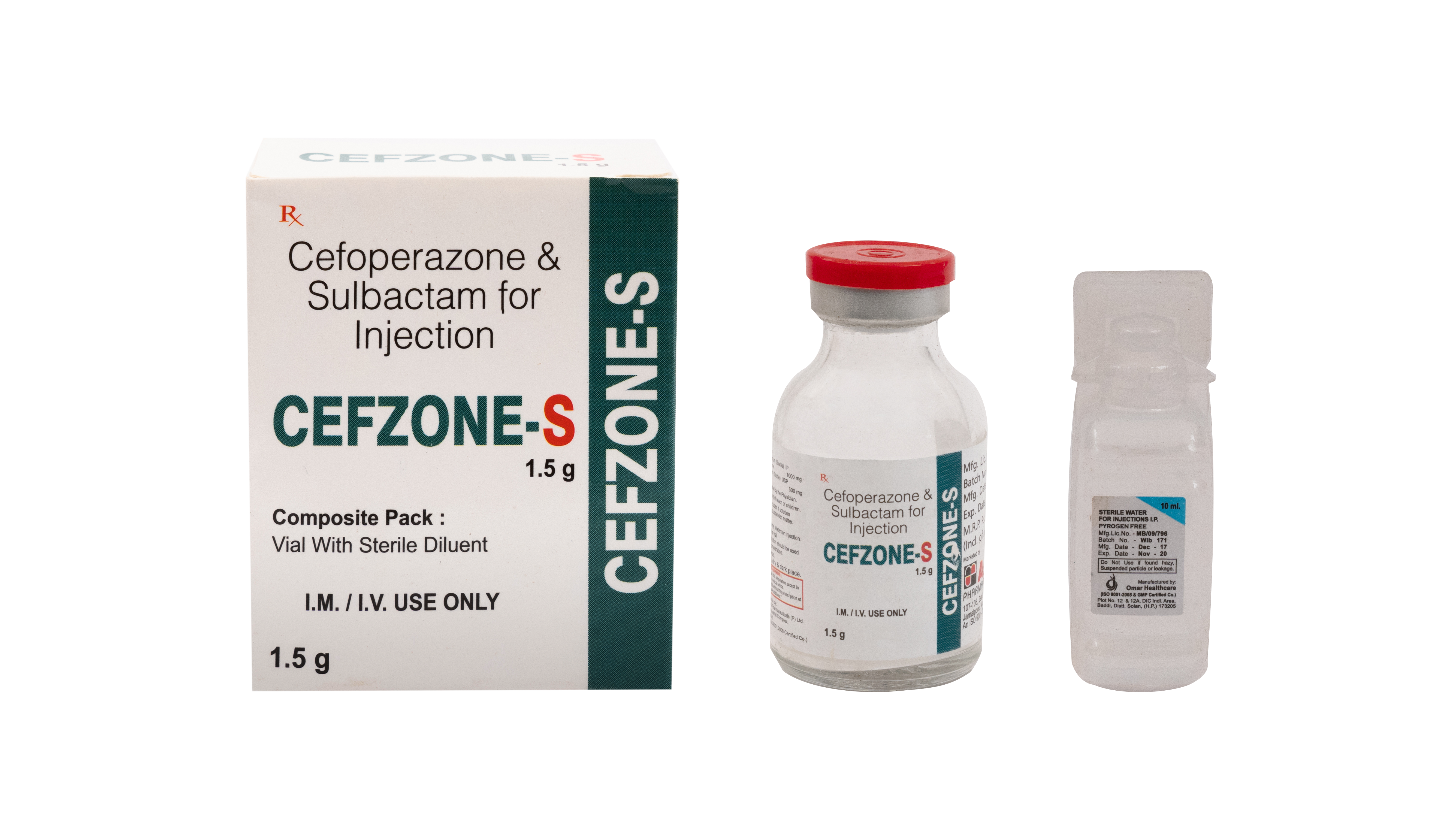 Cefoperazone & Sulbactum Inj. Store In Cool