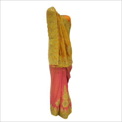 Available In Multicolor Bridal Saree