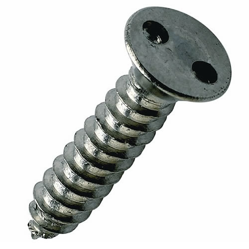2h Security Screw Csk Ss 304 - Stainless Steel Aisi 304, M3 To M8 Sizes | Tamper Proof, Aesthetically Pleasing, Special Drive Bit Required
