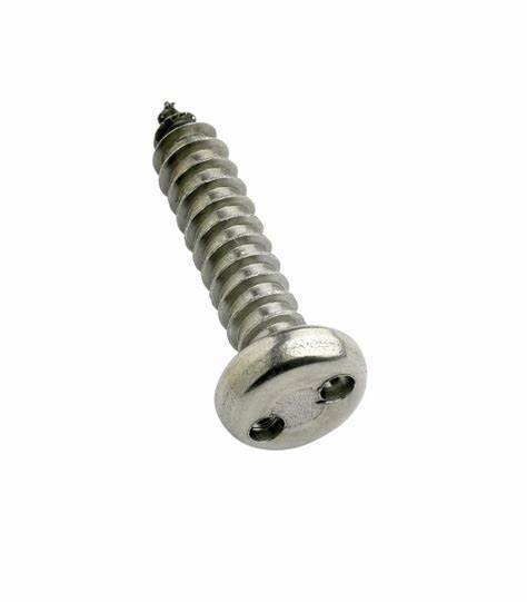 2h Security Screw Csk Ss 304 - Stainless Steel Aisi 304, M3 To M8 Sizes | Tamper Proof, Aesthetically Pleasing, Special Drive Bit Required