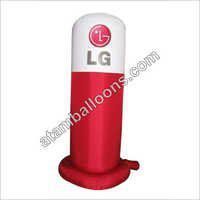 Product Shape Standing Inflatable - Color: Red