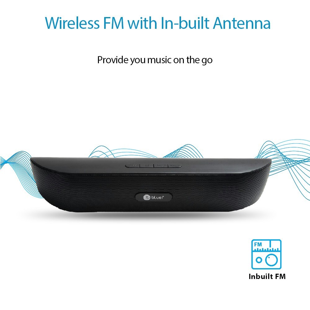 Bluei Classic-z5 Hi-basss, 5.0 Bluetooth Version With Built - In Fm Radio, Aux Input, Call Function & Sd Card Support, Portable Bluetooth Speaker Cabinet Material: Abs Plastic