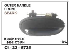 Outer Handle Front SPARK L/R - Durable Automotive Design | 4 Wheeler Compatibility, Warranty Included
