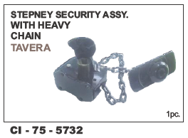 Stepney Security Assy With Heavy Chain Tavera Vehicle Type: 4 Wheeler