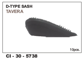 Door Mirror D-type Sash TAVERA L/R - Custom Fit for 4-Wheeler | Durable Design, Warranty Included, Enhanced Visibility