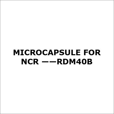 NCR RDM40B के लिए माइक्रोकैप्सूल