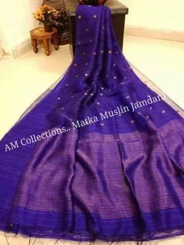 Winter Matka Silk Jamdani Sarees
