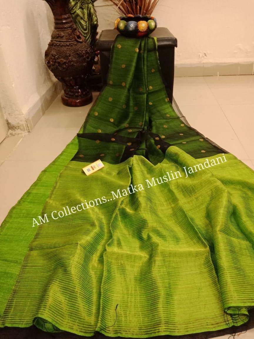 Winter Matka Silk Jamdani Sarees