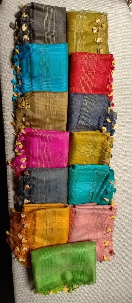 Winter Jute Organza Silk Sarees