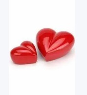Red Heart Keepsake Urn