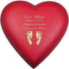 Black Heart Keepsake Urn