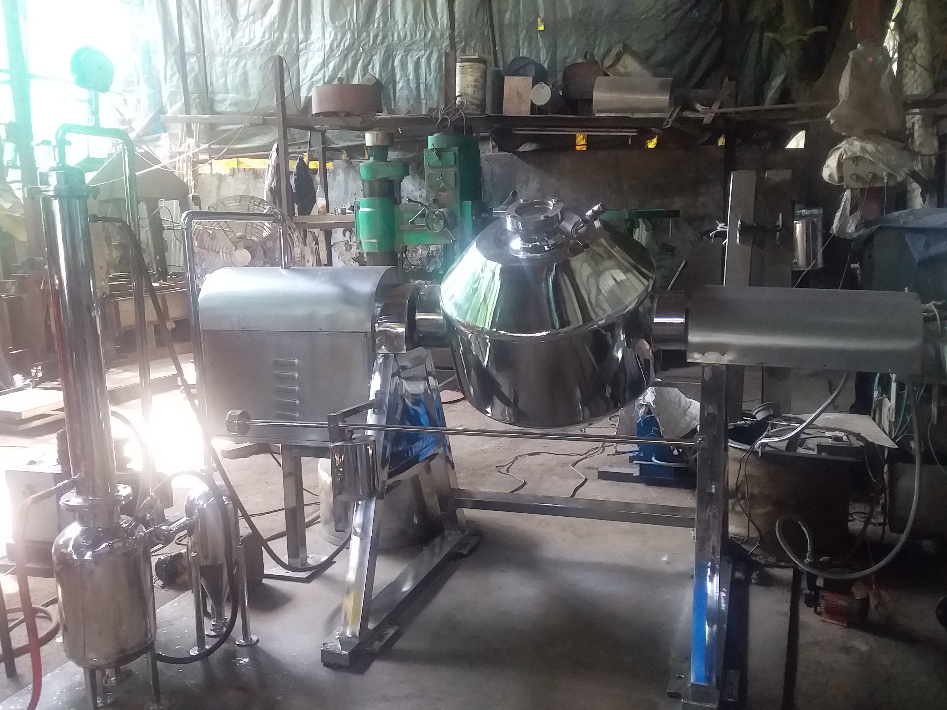 Semi-automatic Rotary Cone Vacuum Dryer