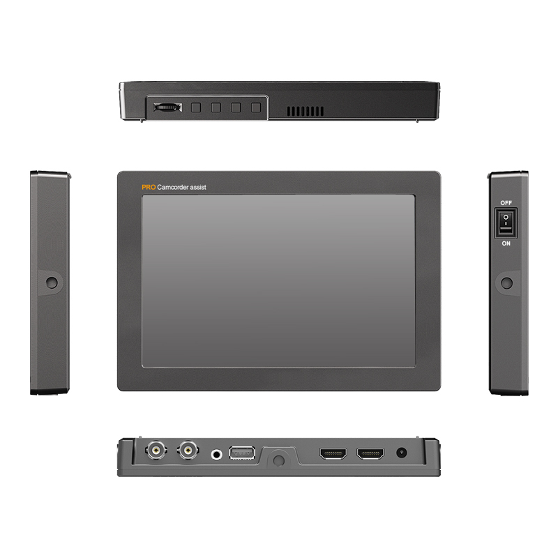 Black On-camera Monitor Ck710sp
