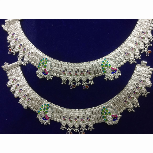 Silver Coated Anklets