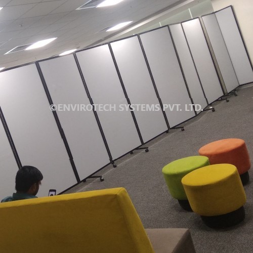 Acoustic Sliding Folding Partition - Mdf, Fabric With Pvc Seals, 85 & 100mm Thickness | Enhanced Noise Control, Rapid Installation, Ideal For Educational And Commercial Spaces