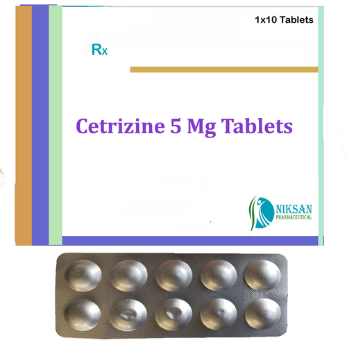 Cetirizine 5 Mg Tablets General Medicines