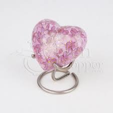 Enamel Trinity Moonlight Blue Heart Urn