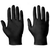 Industrial Gloves - Nitrile Material, Medium Size, 12 Inches Length, White Color | Superior Grip, Durable, Comfortable Fit, Chemical & Cut Protection, Puncture Resistant, Enhanced Dexterity