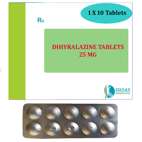 Dihydralazine 25Mg Tablets General Medicines