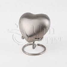Bronze Star Of David Heart Cremation Urn