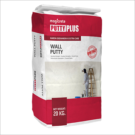 सफेद सीमेंट आधारित दीवार की पट्टी