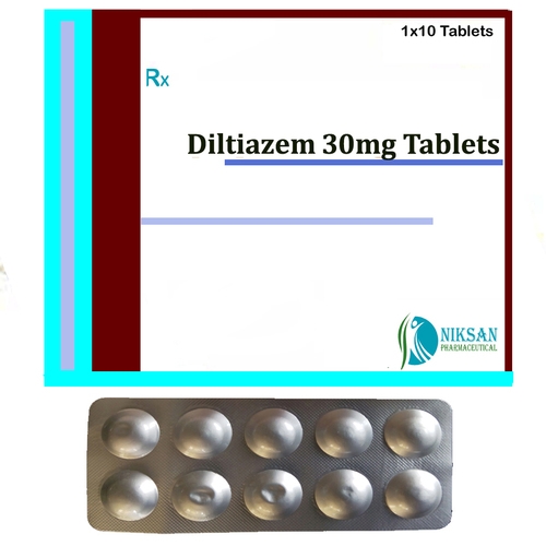 Diltiazem 30Mg Tablets General Medicines