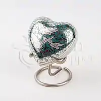 Plating Rose Pink Heart Keepsake Urn