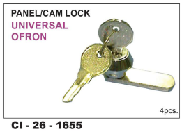 Panel/Cam Lock UNIVERSAL OFRON - Vehicle Type: 4 Wheeler, Warranty Included | Durable Locking Mechanism for Enhanced Vehicle Security