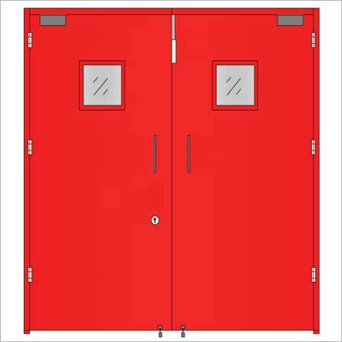 Metal Hinged Fire Safety Door Application: Commercial