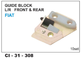 Guide Block - L/R Front & Rear for FIAT | 4-Wheeler Compatibility, Warranty Included