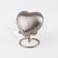 Brown Nature Oak Heart Keepsake Urn