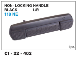 Non Locking Handle Black 118 NE L/R - Durable Alloy Material | Designed for 4-Wheeler Vehicles, Includes Warranty and Quality Assurance