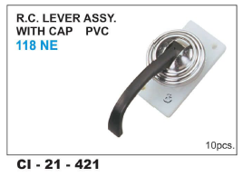 Rc Lever Assy With Cap PVC 118 NE - PVC Material, Designed for 4-Wheeler Vehicles | Warranty Included for Enhanced Reliability
