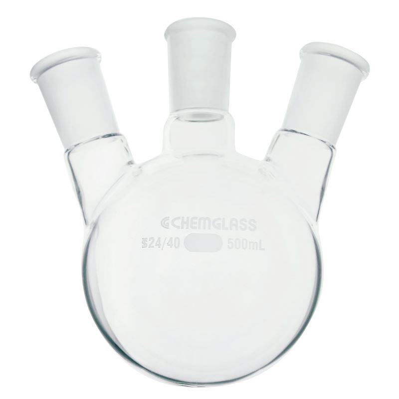 Flask,round Bottom,three Necks At Angle "A"1000ml Light Source: No