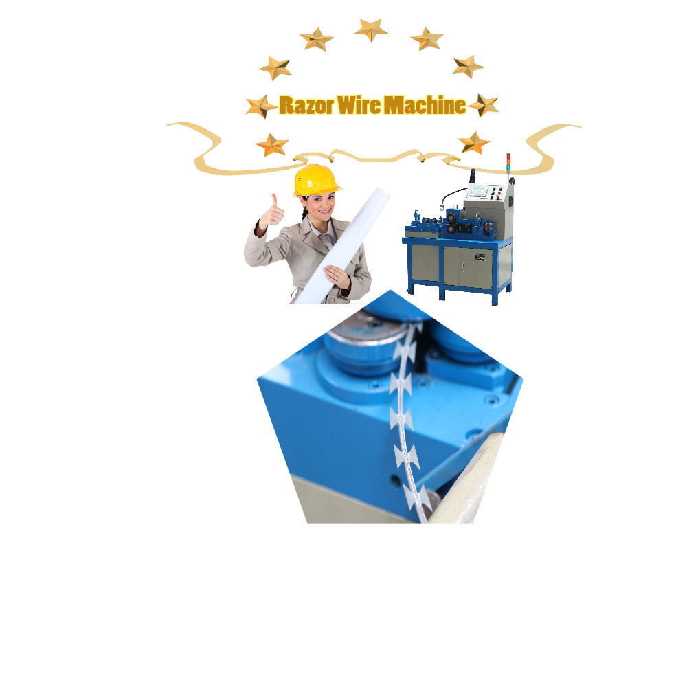 Concertina Razor Barbed Wire Mesh Making Machine