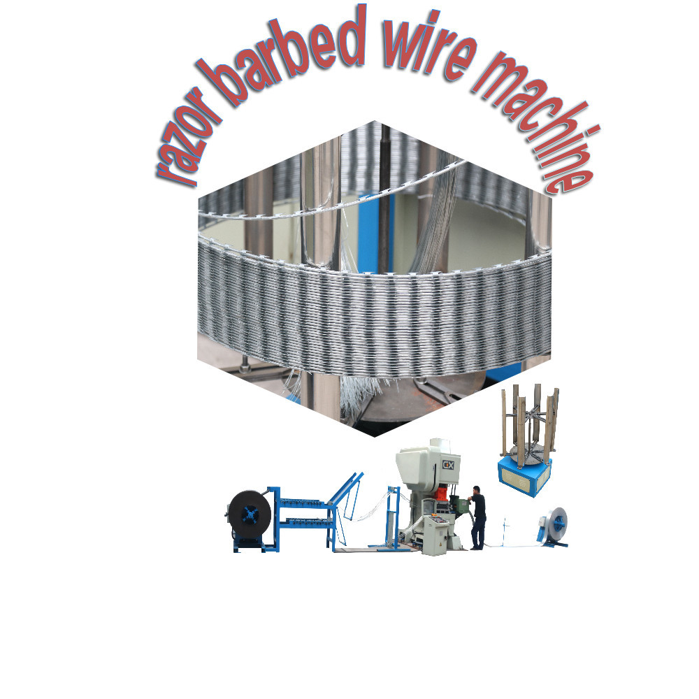 Concertina Razor Barbed Wire Mesh Making Machine