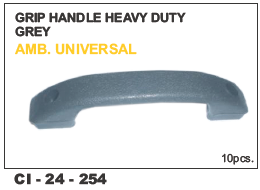 Grip Handle Heavy Duty Grey AMB - Durable Grey Composition | Designed for 4 Wheeler Vehicles, Includes Warranty for Peace of Mind