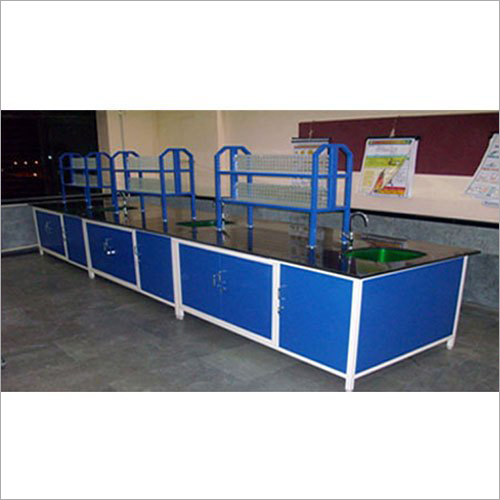 Painted Stainless Steel Lab Table