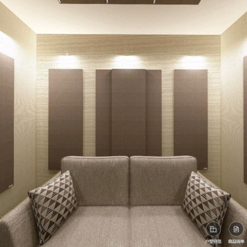 Polyester Fiber Acoustic Wall Panel - 1220x2420mm, 9mm & 12mm Thickness | High Density 200kgs/m3, Superior Sound Absorption Nrc=0.85, Resilient Bright Color Options