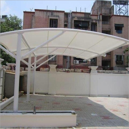 Parking Area Tensile Structure - Metal, Modular Design, Any Color Available | Waterproof PVC Panel, Eco-Friendly, Ideal for Hotels/Restaurants and Houses