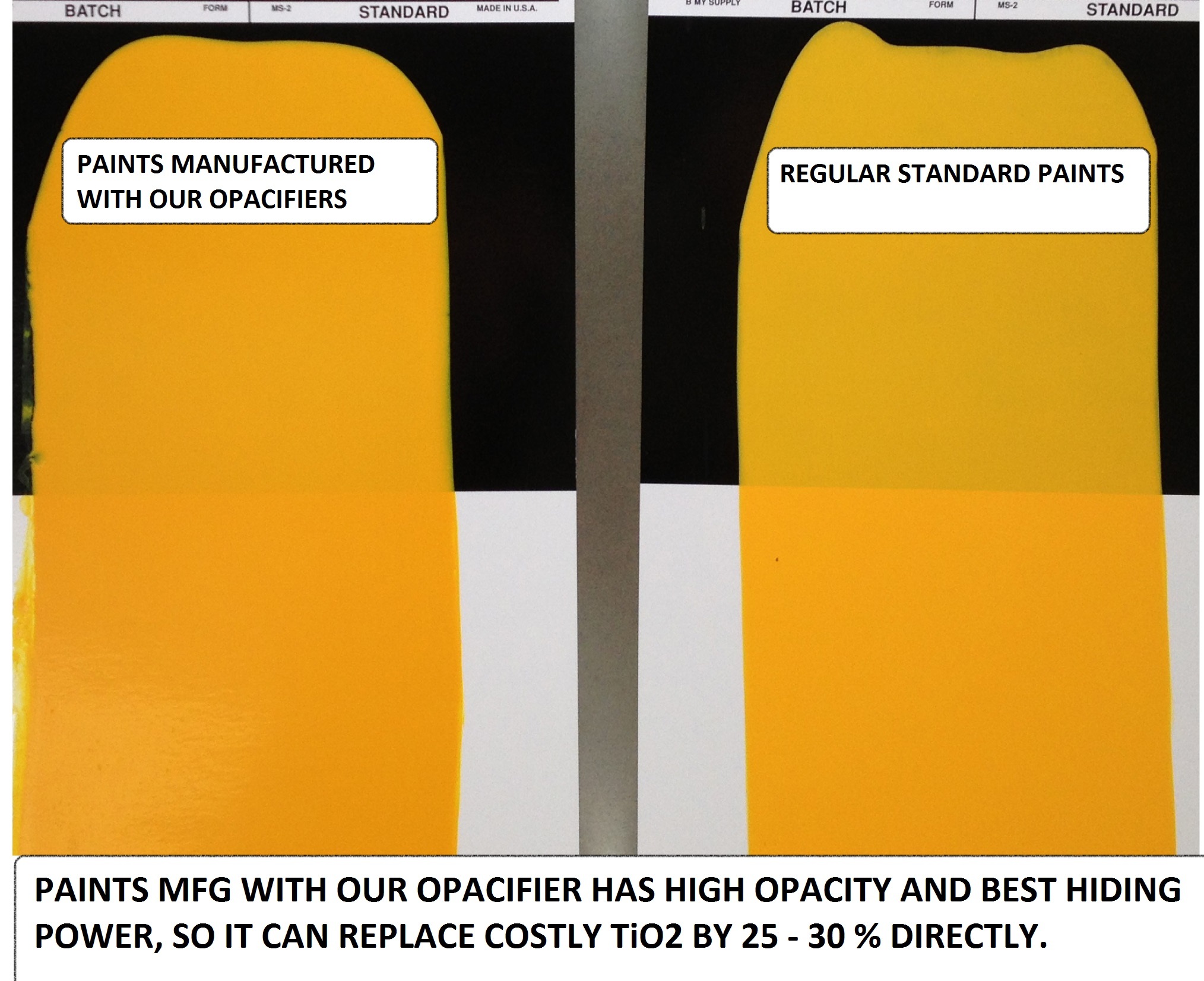 Opacifiers (White Pigments) Application: Paint